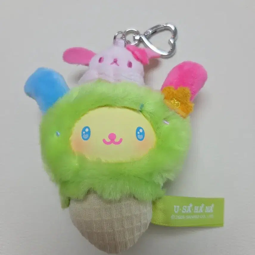 [BUNJANG] Sanrio Usahana Ice Cream Cone Charm / 산리오 아이스크림콘 키링 우사하나