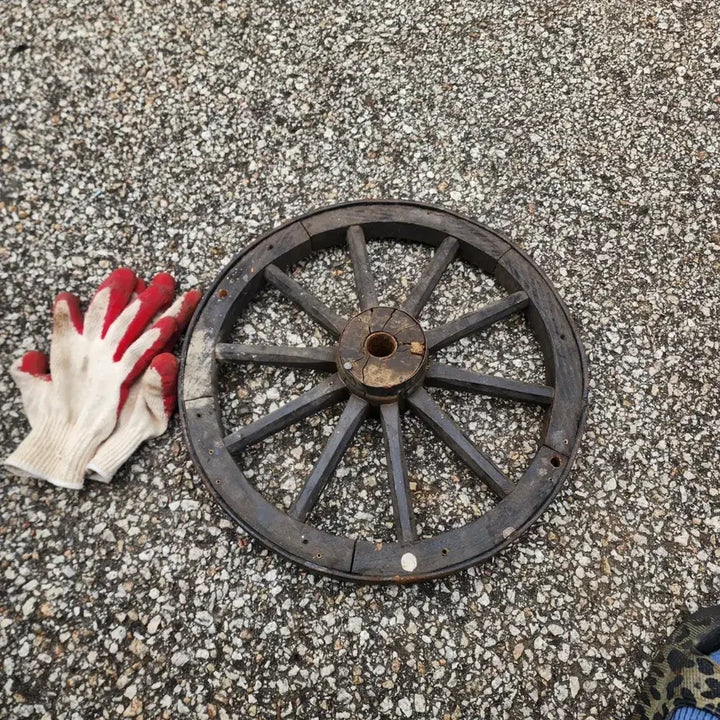 [BUNJANG] Vintage Wheel Diameter 37cm / 빈티지 바퀴 지름37cm