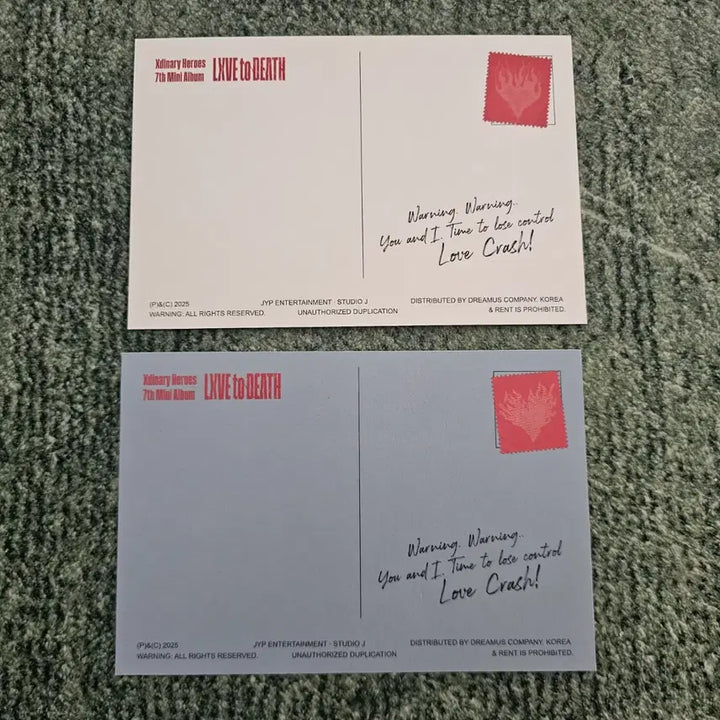 [BUNJANG] X-Dition Signed US POB Postcard 2-Set / 엑디즈 싸인 미국 특전 포스트카드 2장