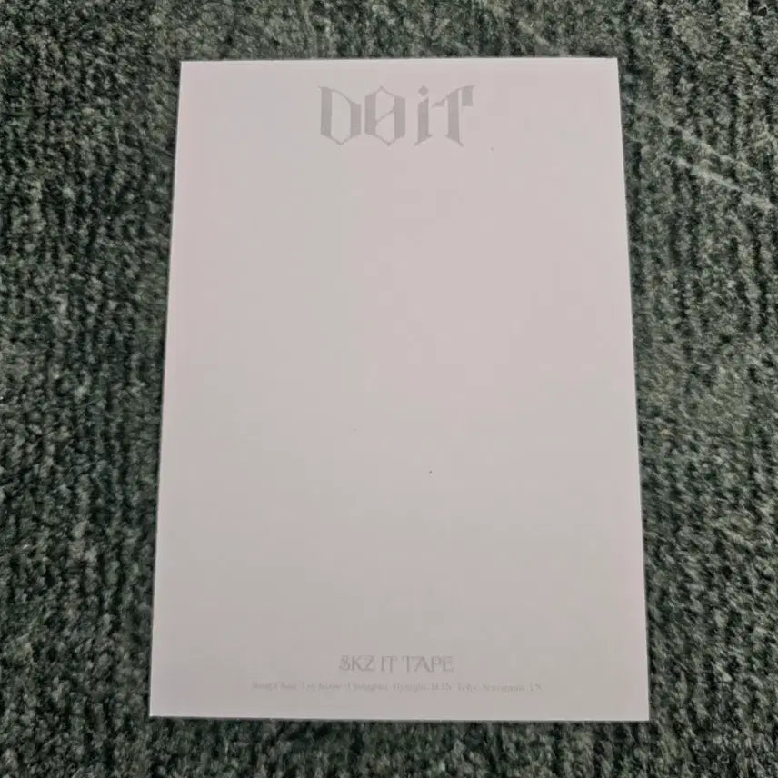 [BUNJANG] Stray Kids Lee Know Signed USA POB Postcard Dweooit / 스키즈 리노 싸인 미국 특전 포스트카드 두잇