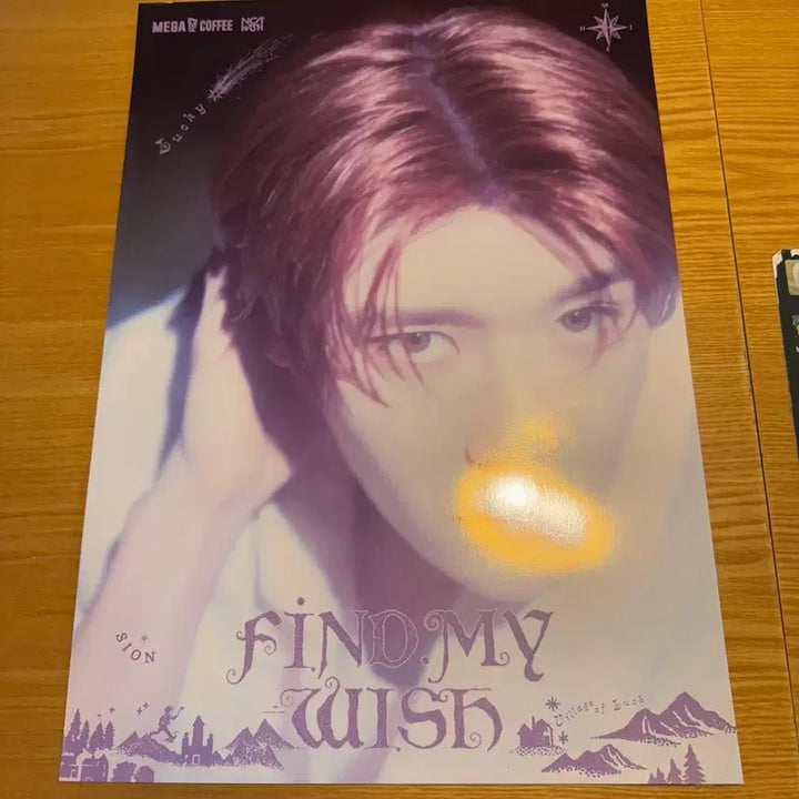 [BUNJANG] Mega Coffee Zion Birthday Poster / 메가커피 시온 생일 포스터