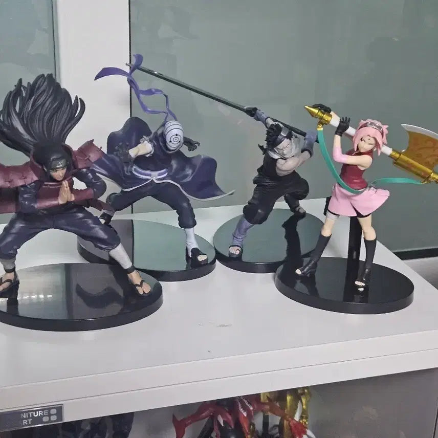 [BUNJANG] Naruto 4-Character Figure Set Bundle / [4개일괄] 나루토 피규어 4종 세트 일괄 판매합니다