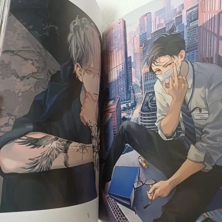 [BUNJANG] Bad Boy Illustration Sakiyama Artbook Bundle Set / Bad Boy 일러스트레이션 사키야마 아트북 일괄