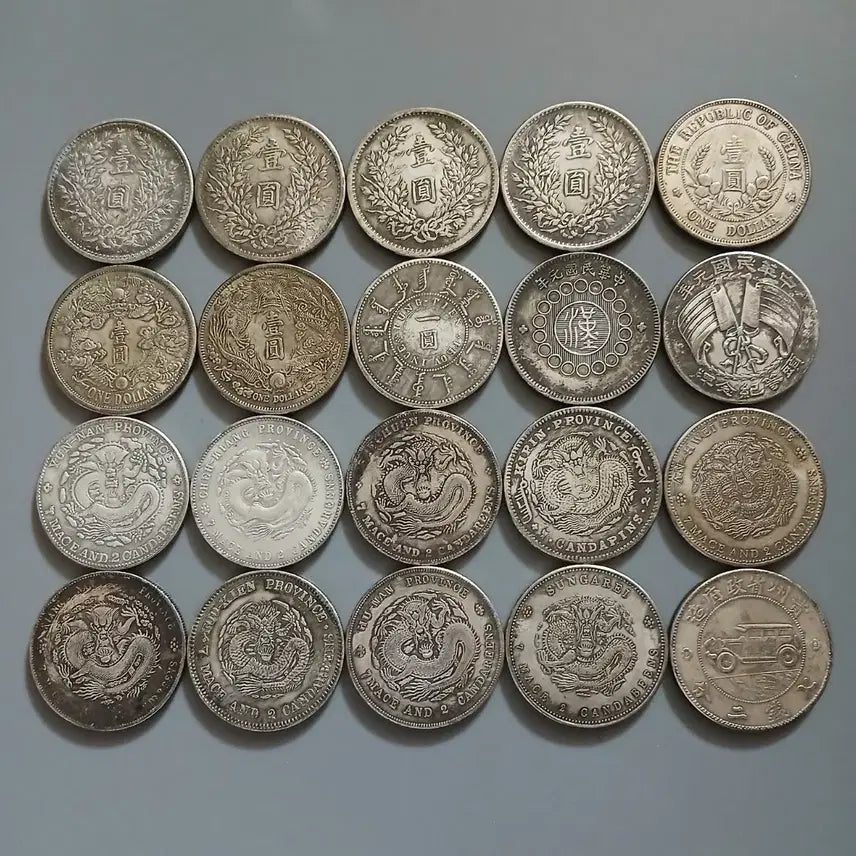 [BUNJANG] Foreign Traditional Coin Style Decorative Collection Set (20 Pieces) / 외국 전통 동전 스타일 20점 일괄  장식 수집용