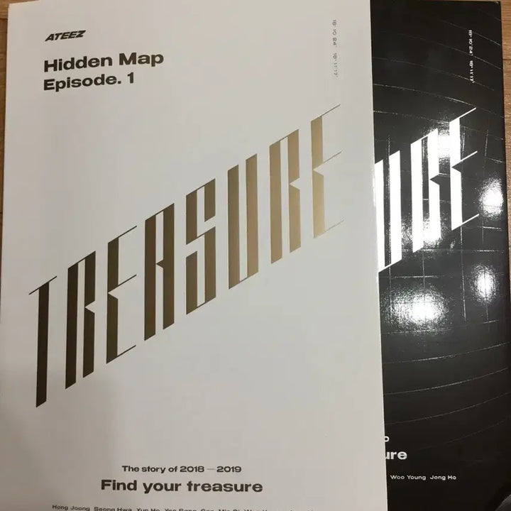 [BUNJANG] Ateez Treasure Hidden Map Photobook (+ Fever Diary) / 에이티즈 Ateez 포토북 트레저 히든맵(+피버 다이어리)