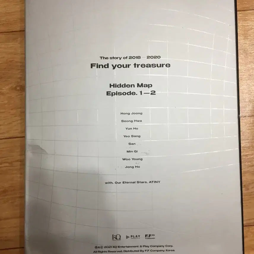 [BUNJANG] Ateez Treasure Hidden Map Photobook (+ Fever Diary) / 에이티즈 Ateez 포토북 트레저 히든맵(+피버 다이어리)