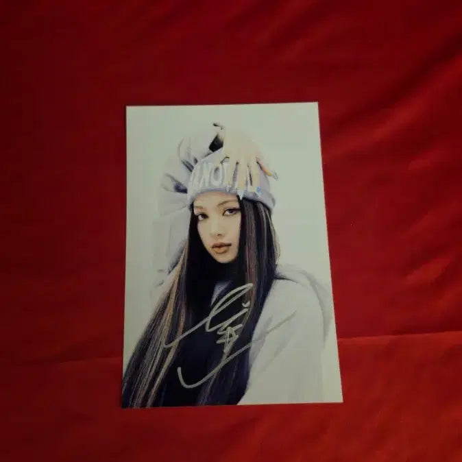 [BUNJANG] BLACKPINK LISA Autographed Postcard / 리사 친필 싸인 엽서 블랙핑크 BLACKPINK LISA
