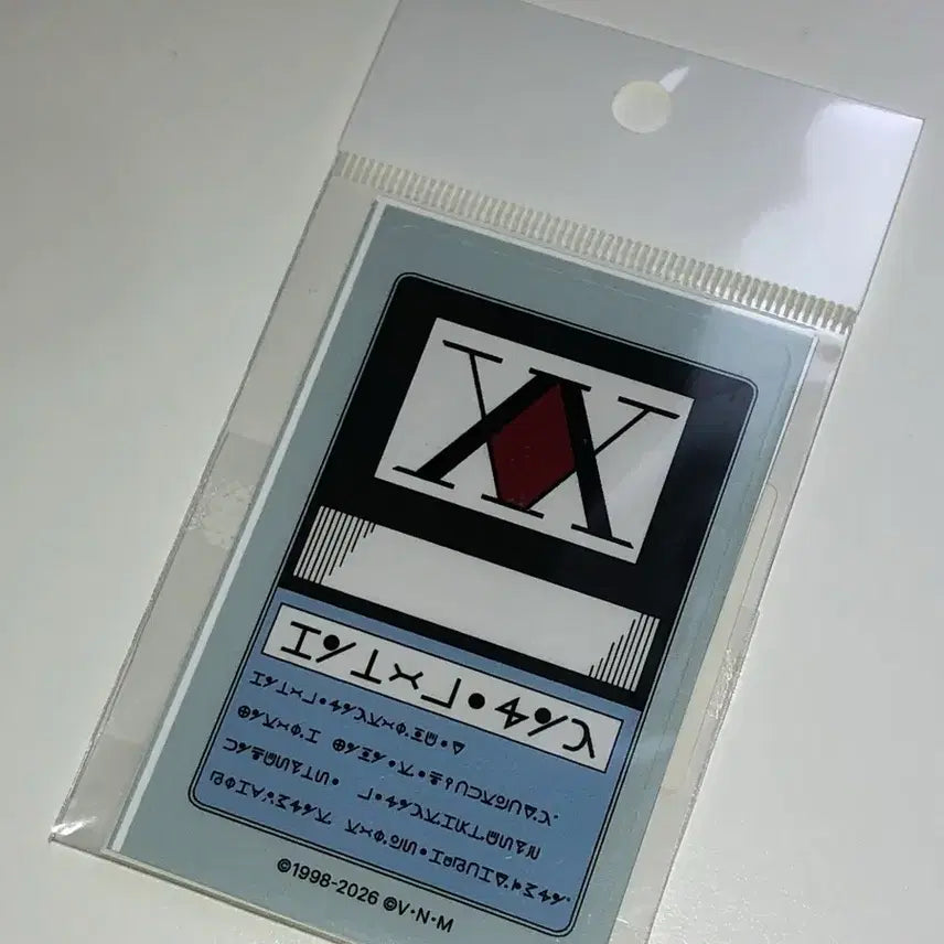 [BUNJANG] Hunter x Hunter Pop-Up Transit Card Sticker Set / 헌터헌터 팝업 교통카드 스티커