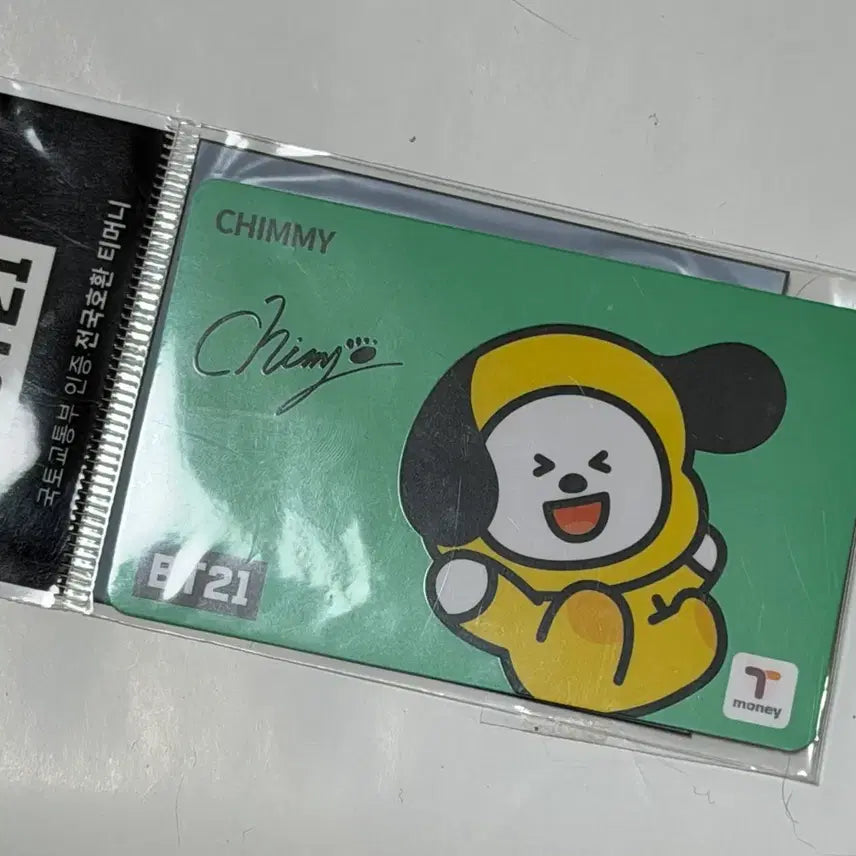 [BUNJANG] BT21 T-Money Card / BT21 티머니 카드 방탄 티머니 교통카드
