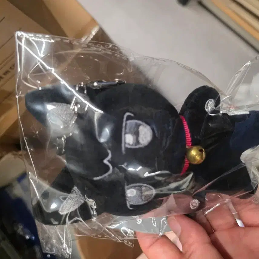 [BUNJANG] ATEEZ Black Cat Plush Keychain / 에이티즈 검은 고양이 인형 키링