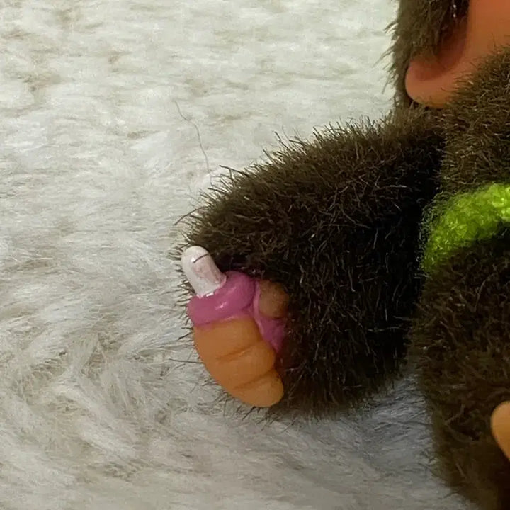 [BUNJANG] Monchhichi Melon Mini Keychain / 몬치치 고전 메론 미니 키링