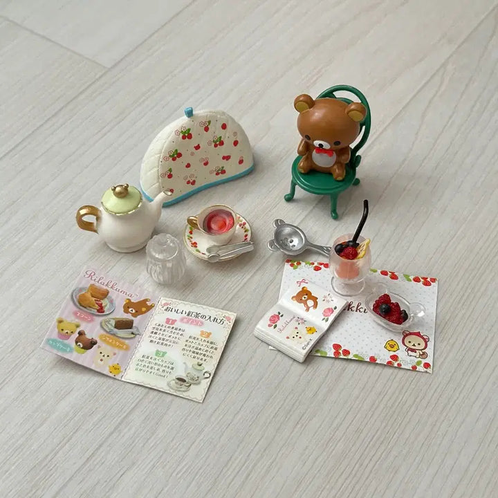 [BUNJANG] Rilakkuma Re-Ment British Afternoon Tea 2 &amp; 4 Bundle Set / 리락쿠마 리멘트 브리티시 영국 티타임 2, 4 일괄