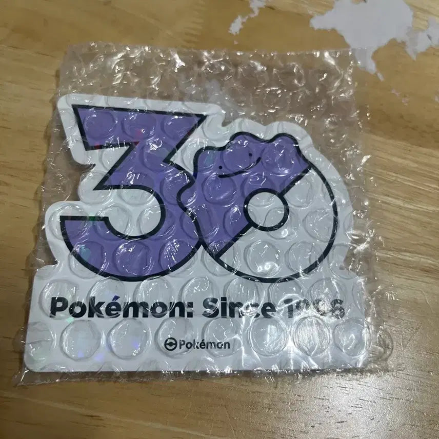 [BUNJANG] Pokemon 30th Anniversary Ditto Sticker / 포켓몬스터 30주년 스티커 메타몽