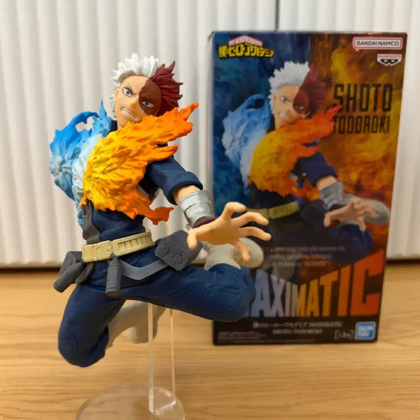 [BUNJANG] Maxiatic Todoroki Shoto Figure with Acrylic Stand / [개봉/박스O] 나히아 맥시매틱 토도로키 쇼토 피규어 아크릴 발판