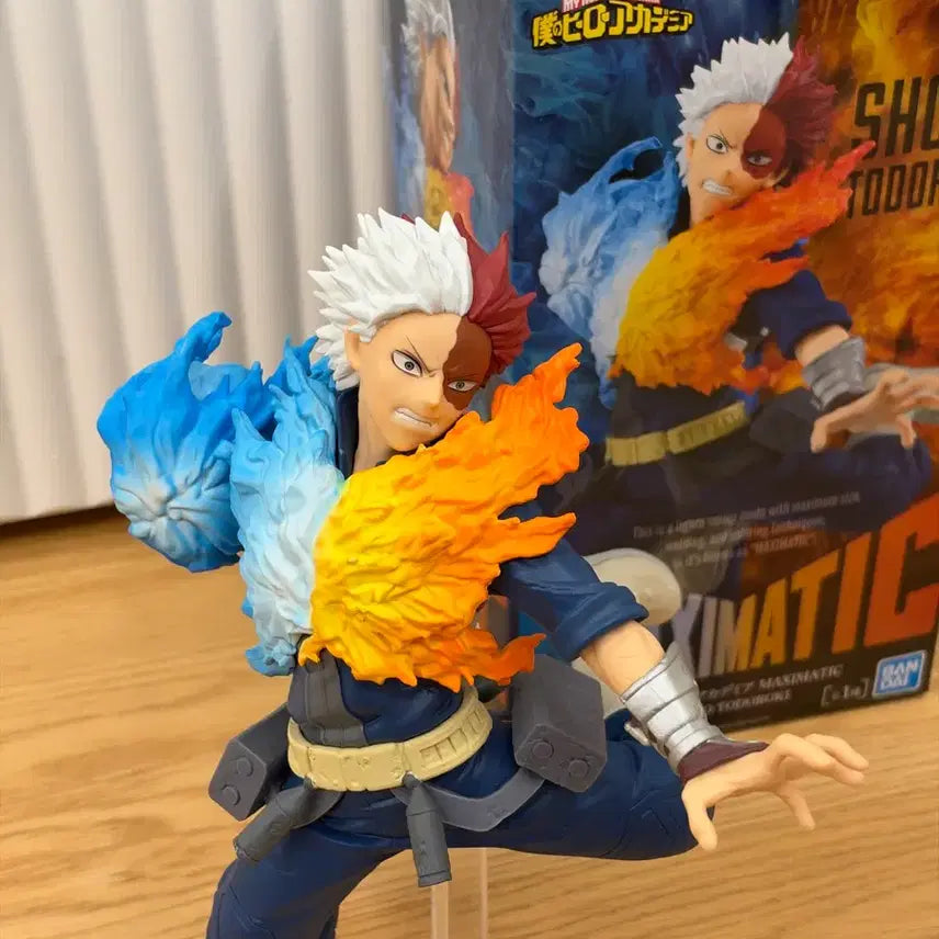 [BUNJANG] Maxiatic Todoroki Shoto Figure with Acrylic Stand / [개봉/박스O] 나히아 맥시매틱 토도로키 쇼토 피규어 아크릴 발판