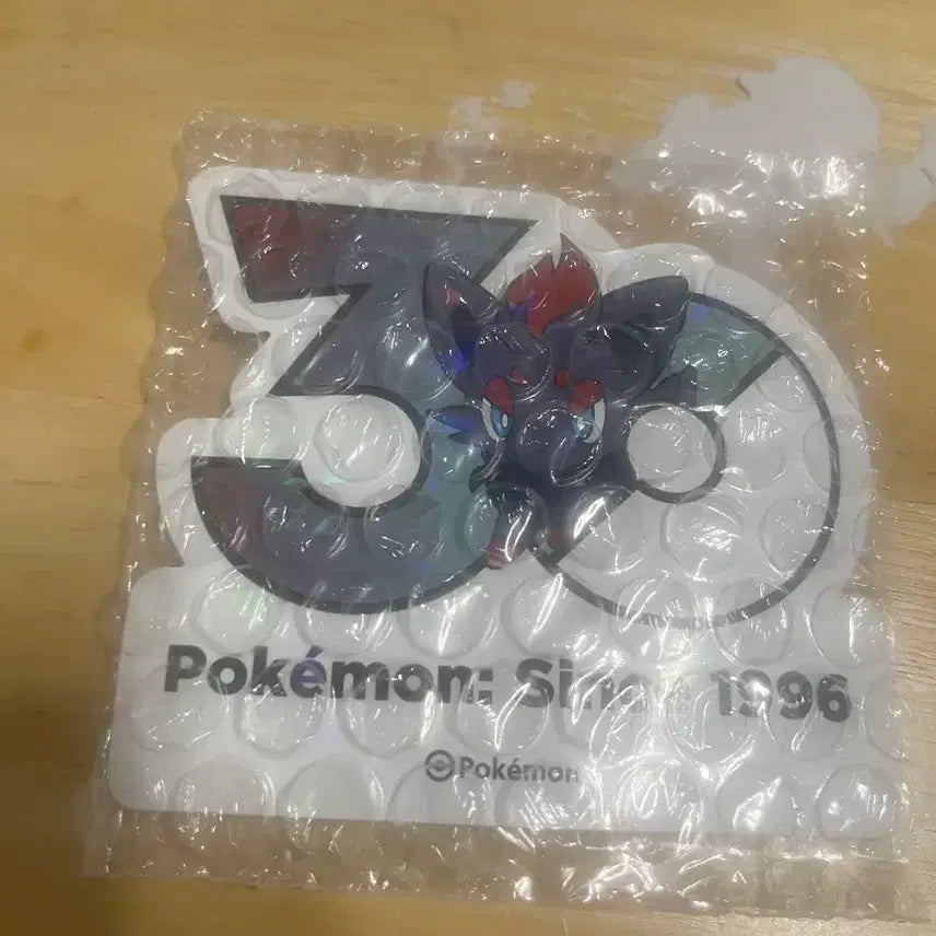 [BUNJANG] Pokemon 30th Anniversary Zorua Sticker / 포켓몬 30주년 기념 스티커 조로아