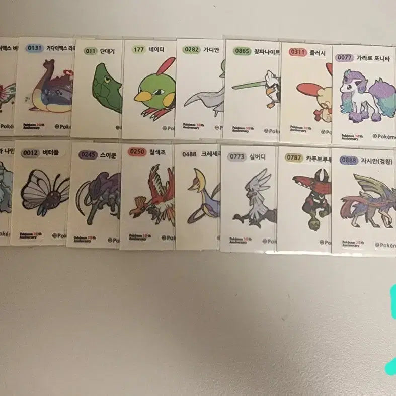 [BUNJANG] Pokemon Sticker Set / 포켓몬 띠부씰5세트