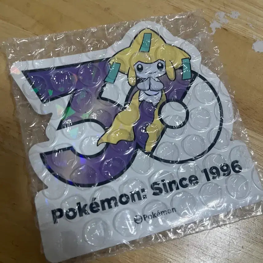 [BUNJANG] Pokemon 30th Anniversary Jirachi Sticker / 포켓몬 30주년 기념 스티커 지라치