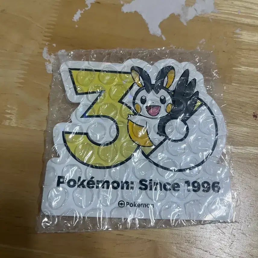 [BUNJANG] Pokemon 30th Anniversary Emolga Sticker / 포켓몬 30주년 기념 스티커 에몽가