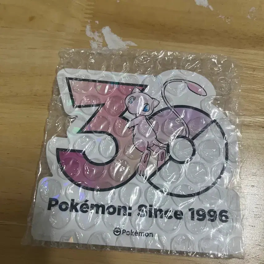 [BUNJANG] Pokemon 30th Anniversary Mew Sticker / 포켓몬 30주년 기념 스티커 뮤
