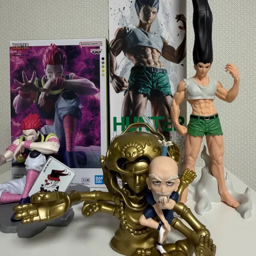 [BUNJANG] Hunter x Hunter Figure Set (Gon, Hisoka, Netero) / 헌터X헌터 피규어 세트 [곤육몬,히소카,네테로]