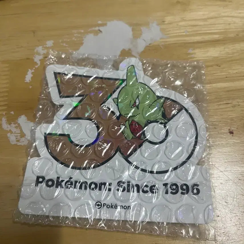 [BUNJANG] Pokemon 30th Anniversary Artwork Sticker - 1996 Commemorative Edition / 포켓몬 30주년 기념 스티커 에버라스