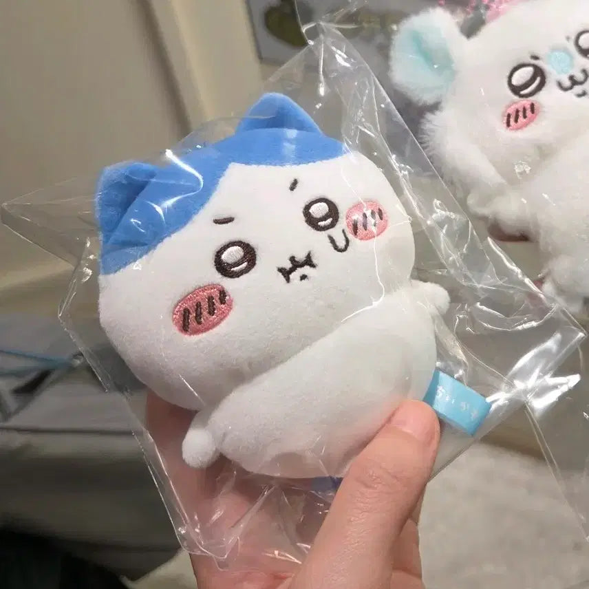 [BUNJANG] Chiikawa Hachiwari Pun Pouch Mascot Keyring / 치이카와 울먹 하치와레 뿡 풍 pun 인형 마스코트 키링