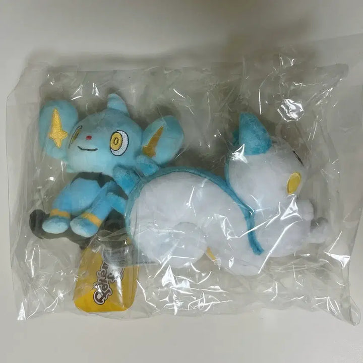 [BUNJANG] Pokemon Fit Dolls - Glaceon &amp; Pachirisu Bundle Set / 포켓몬 fit 인형 꼬링크, 파치리스 일괄