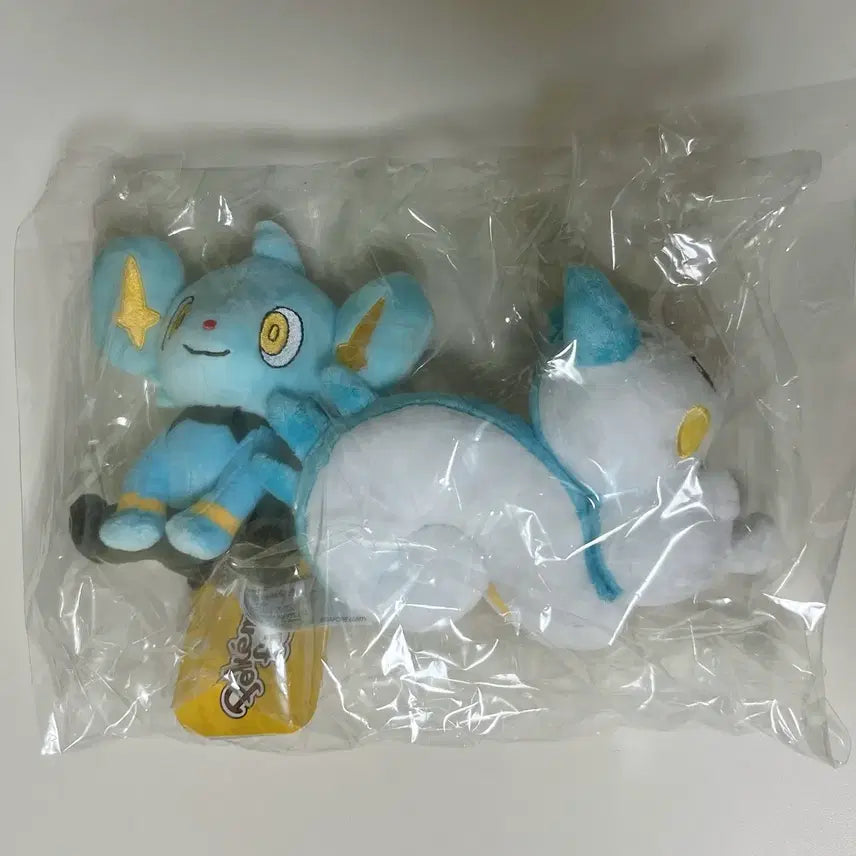 [BUNJANG] Pokemon Fit Dolls - Glaceon &amp; Pachirisu Bundle Set / 포켓몬 fit 인형 꼬링크, 파치리스 일괄