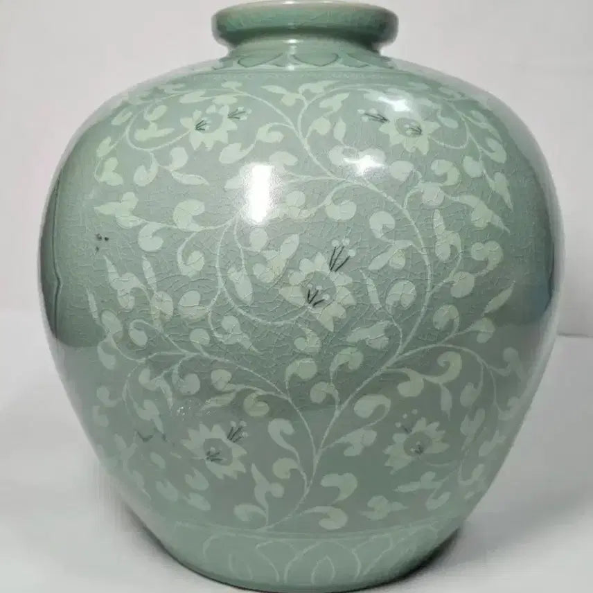 [BUNJANG] Celadon Porcelain Art Vase / 청자 작품도자기