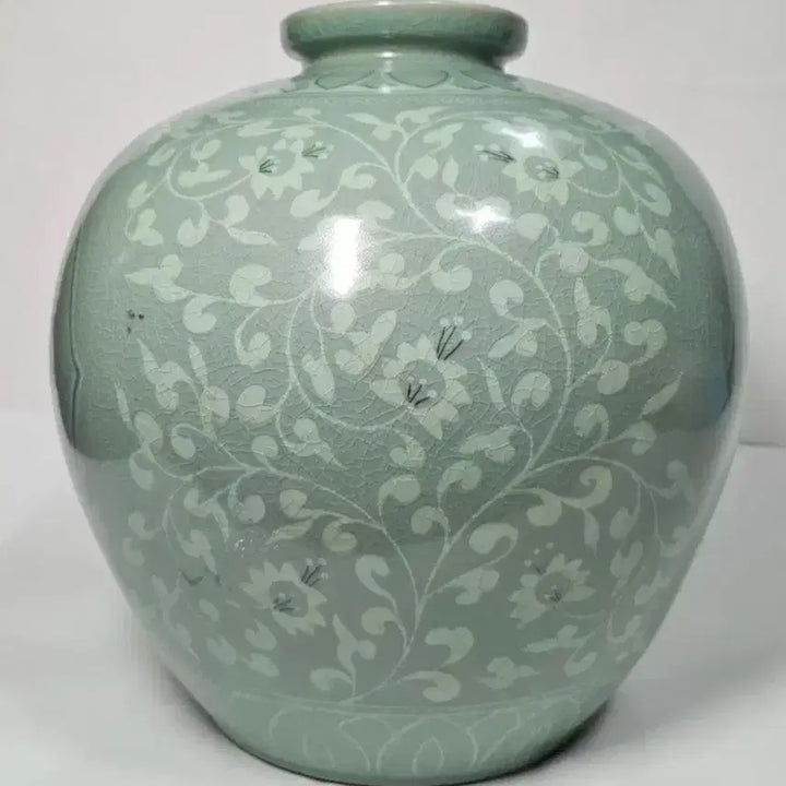 [BUNJANG] Celadon Porcelain Art Vase / 청자 작품도자기