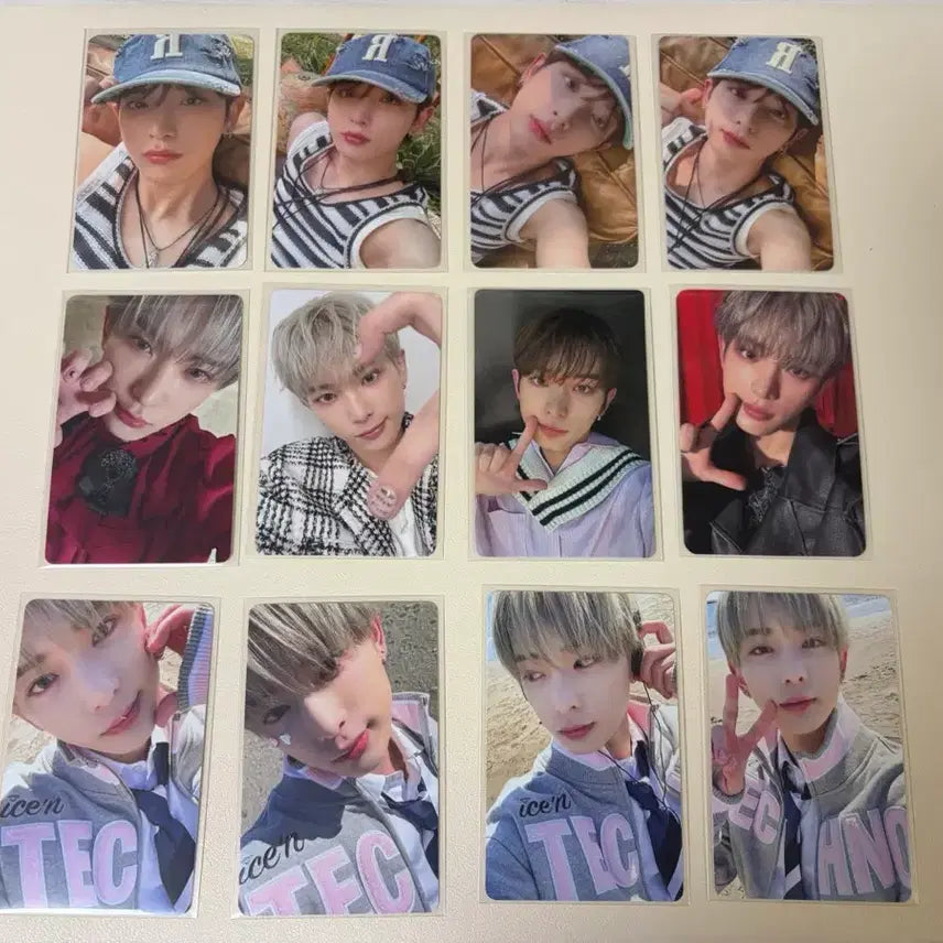 [BUNJANG] &amp;TEAM Harua Bundle Set Photocard / 앤팀 하루아 포카 17장 일괄 양도 (세컨드투논 팬미팅 콘서트 디아이콘