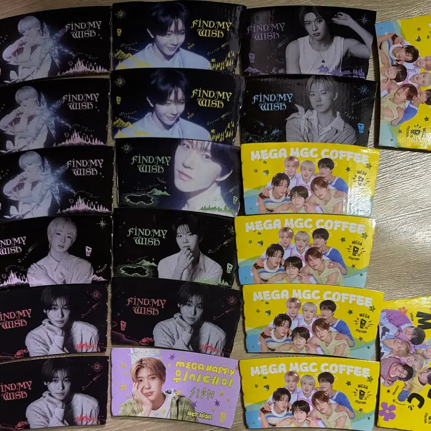 [BUNJANG] NCT WISH Mega Coffee Cup Holder Bundle Set / 엔시티위시 메가커피 컵홀더 일괄 양도