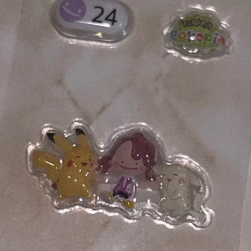 [BUNJANG] Pocopia Bonbon Sticker 24 Pikachu Set / 포코피아 봉봉 스티커 24 메타몽 창백카츄 피카츄