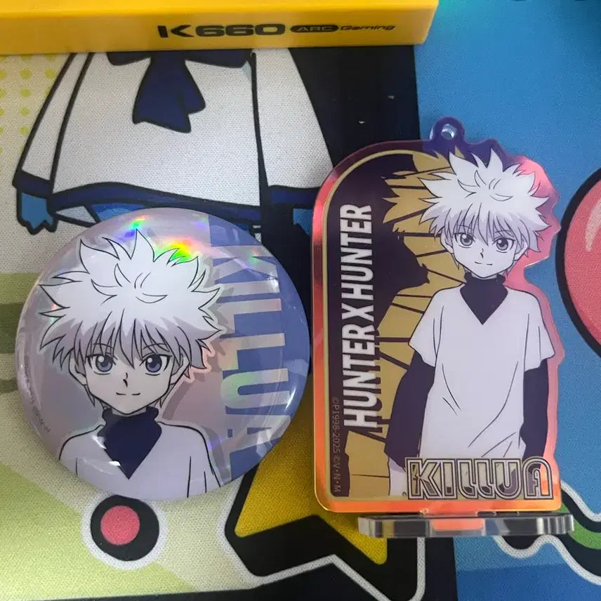 [BUNJANG] Hunter x Hunter Killua Can Badge Acrylic / 헌터헌터 키르아 캔뱃지 아크릴