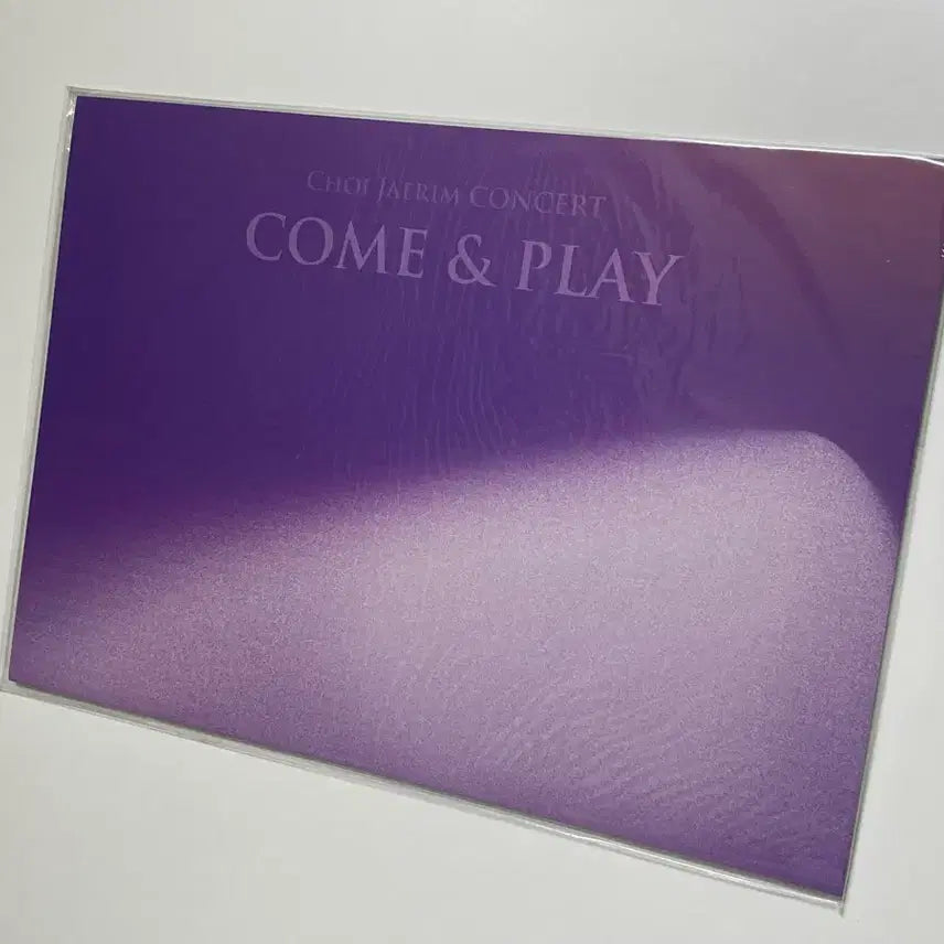 [BUNJANG] Choi Jae Rim Concert Program Book Photobook / 최재림 콘서트 프로그램북 포토북