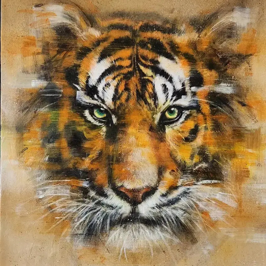 [BUNJANG] Tiger Oil Painting Artwork / (좀전에다른곳에서판매완료)호랑이 그림 유화 작품