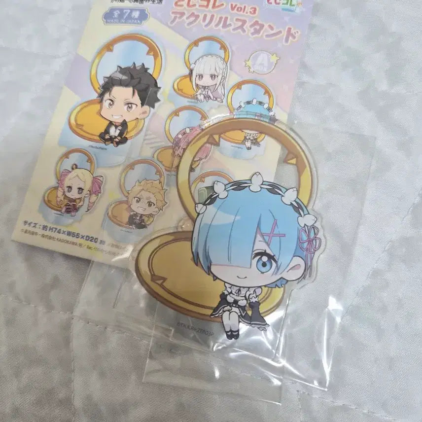 [BUNJANG] Re:Zero TCG-Store Acrylic Standee Set Vol. 3 Rem &amp; Ram Bundle / 리제로 토지코레 아크릴 3탄 렘람 일괄 판매합니다