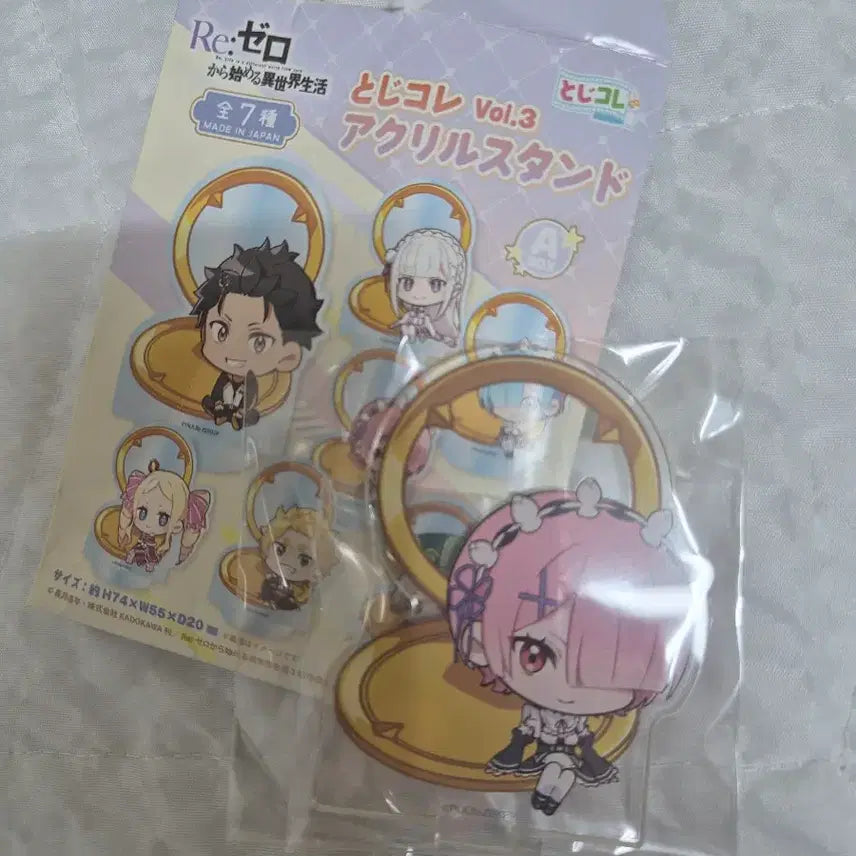 [BUNJANG] Re:Zero TCG-Store Acrylic Standee Set Vol. 3 Rem &amp; Ram Bundle / 리제로 토지코레 아크릴 3탄 렘람 일괄 판매합니다