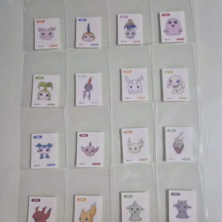 [BUNJANG] Digimon Gather Festa Pop-up Sticker Full Set Bundle / 디지몬 다모여 페스타 팝업 띠부씰 전종 일괄