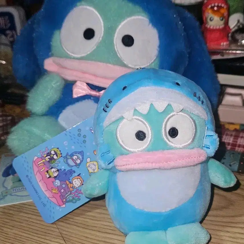 [BUNJANG] Sanrio Collaboration Hangyodon Shark Plush Doll / 롯데월드 아쿠아리움 산리오 콜라보 한교동 / 인형 누이 상어