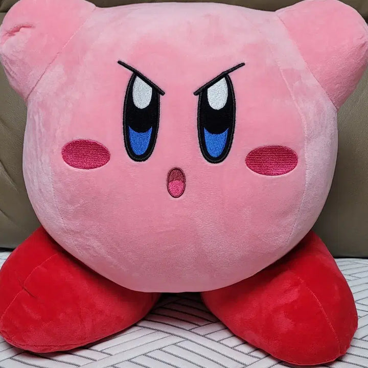 [BUNJANG] Kirby Angry Expression 33cm Medium-Large Doll (New) / 별의 커비 화난 표정 33cm 중대형인형(새상품)