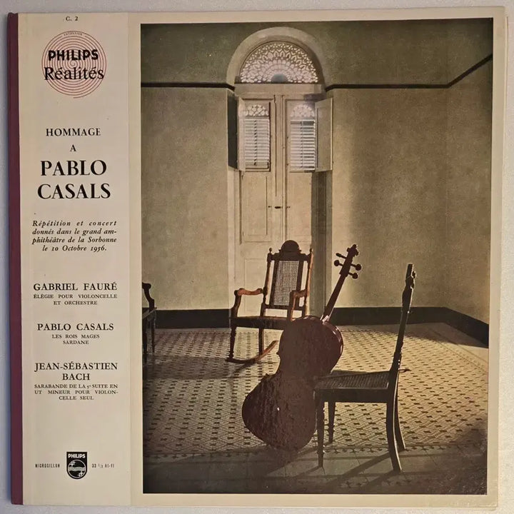 [BUNJANG] Pablo Casals Tribute LP - Philips Réalités C.2 Numbered Edition G931 (1958 Mono) / Pablo Casals 에게 바치는 헌정 LP ( 프랑스 Philips Realites C.2 / 넘버링 한정 G931, 1958 Mono)
