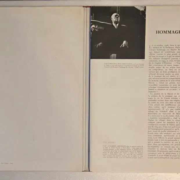 [BUNJANG] Pablo Casals Tribute LP - Philips Réalités C.2 Numbered Edition G931 (1958 Mono) / Pablo Casals 에게 바치는 헌정 LP ( 프랑스 Philips Realites C.2 / 넘버링 한정 G931, 1958 Mono)