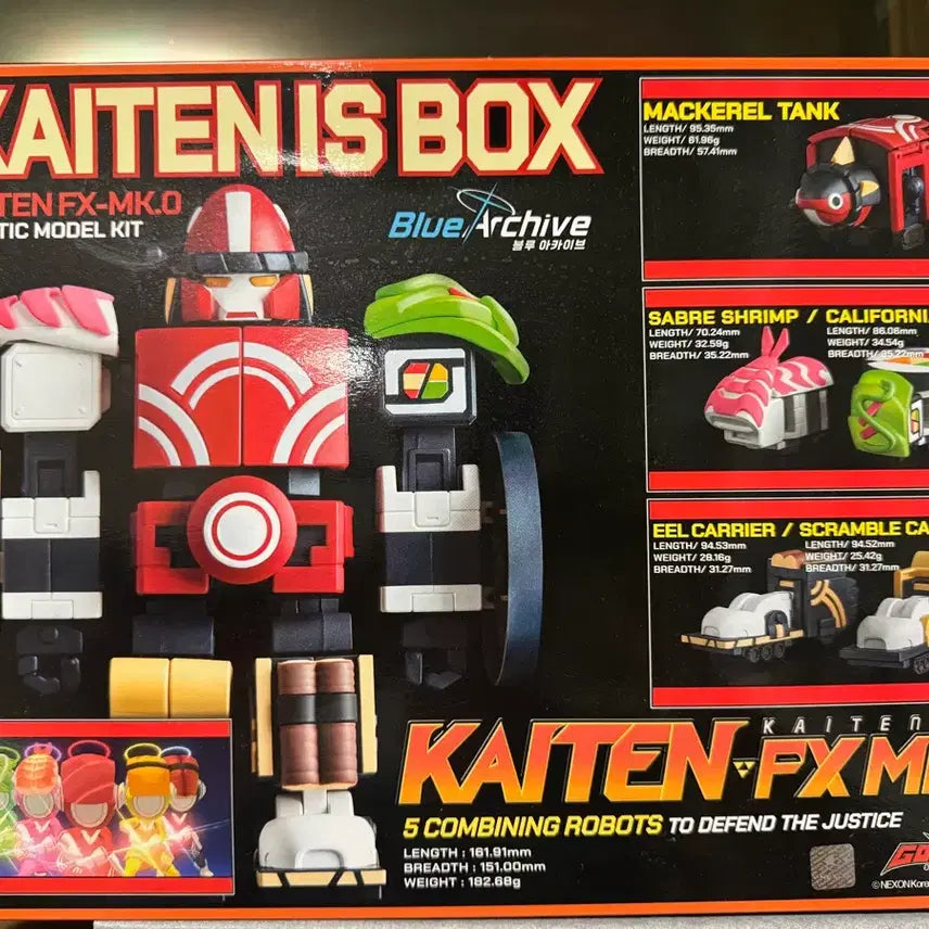 [BUNJANG] Kaiten FX-MK.0 Plamodel Kit (Sealed) / [미개봉] 카이텐 FX-MK.0 프라모델 키트