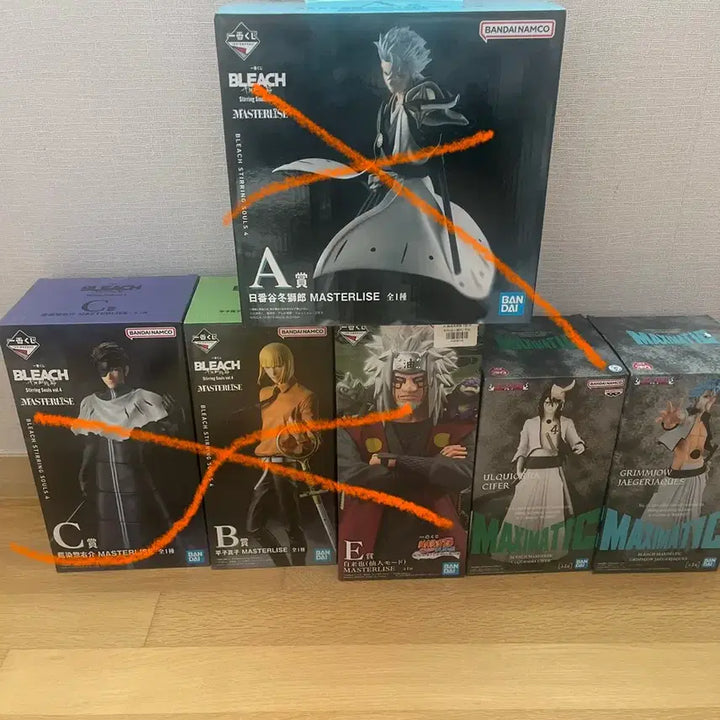 [BUNJANG] Bleach Ulquiorra &amp; Grimmjow Figure Bundle / 블리치 우르키오라,그림죠 피규어
