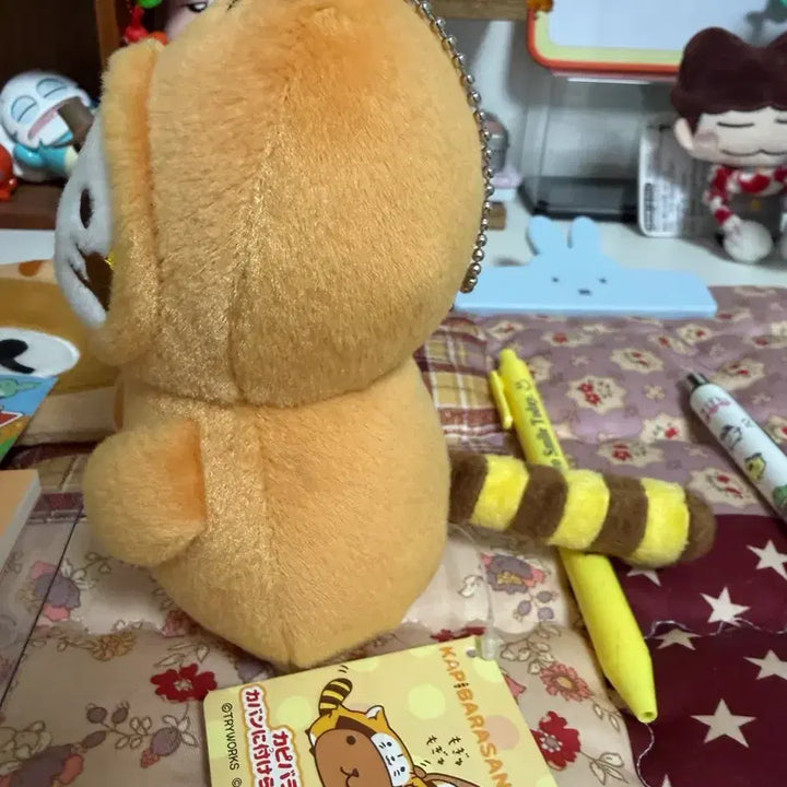 [BUNJANG] Raskal Capybara Plush Keychain / 라스칼 카피바라 인형키링