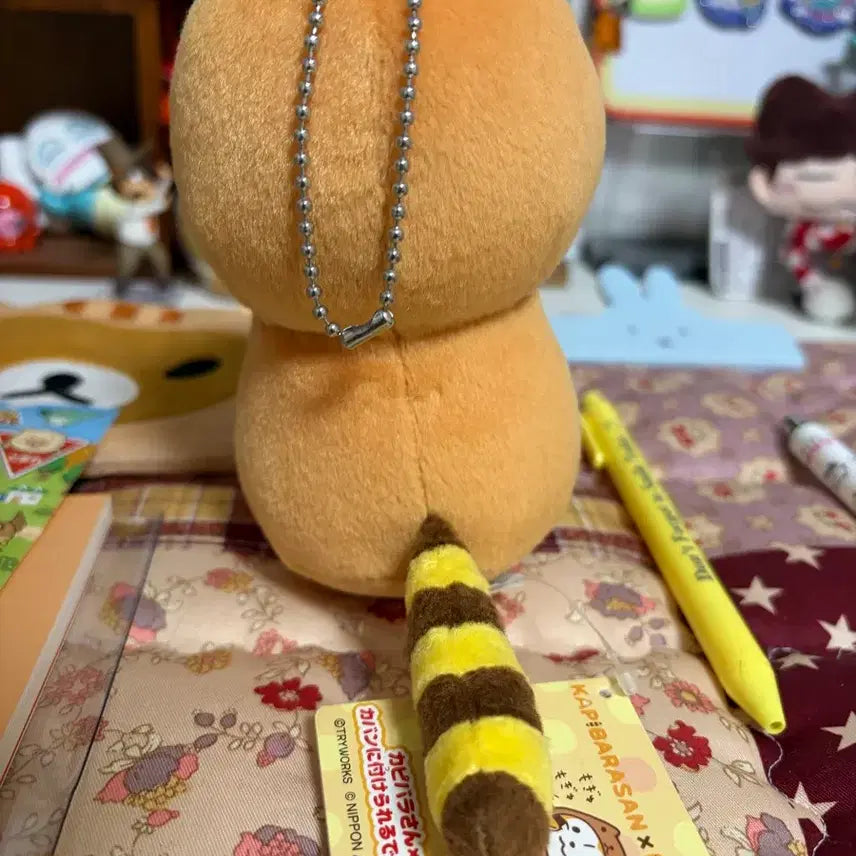 [BUNJANG] Raskal Capybara Plush Keychain / 라스칼 카피바라 인형키링