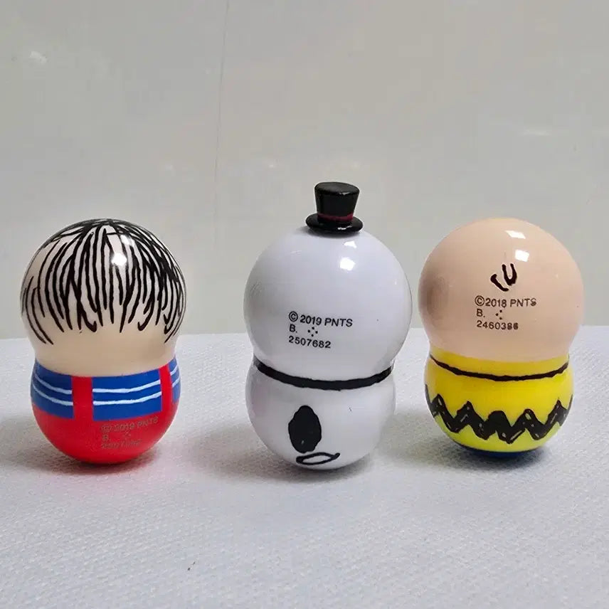 [BUNJANG] Otsuka Peanuts Snoopy Kunuts Figure Bundle Set / 피넛츠 피너츠 스누피 쿠넛츠 오뚜기 3개 일괄 피규어