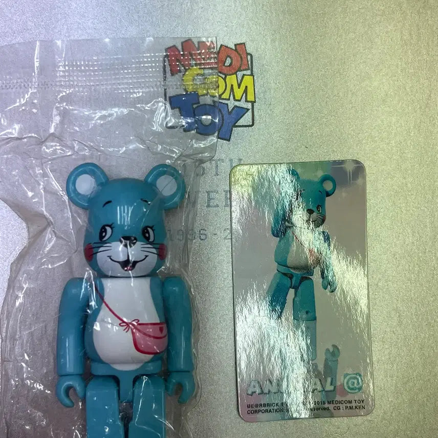 [BUNJANG] Bearbrick 31st Animal Blue Bear Figure / 베어브릭 31탄 애니멀 블루베어